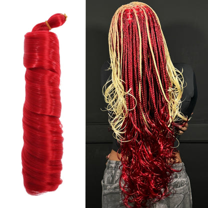 PRE-ORDER #RED French Curl Braiding Hair