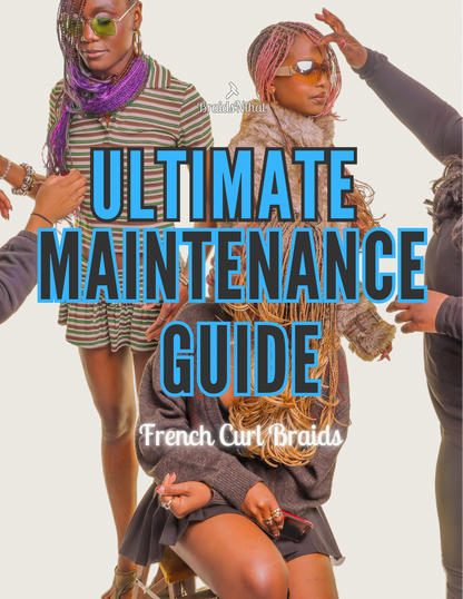 FREE Ultimate Maintenance Guide French Curl Braids